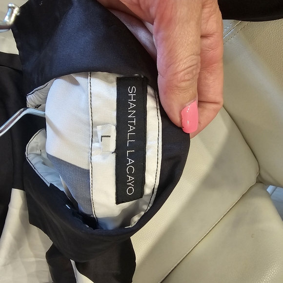 PROJECT Runway Shantall Lacayo Tiger Print satin button down Blouse - Picture 5 of 6